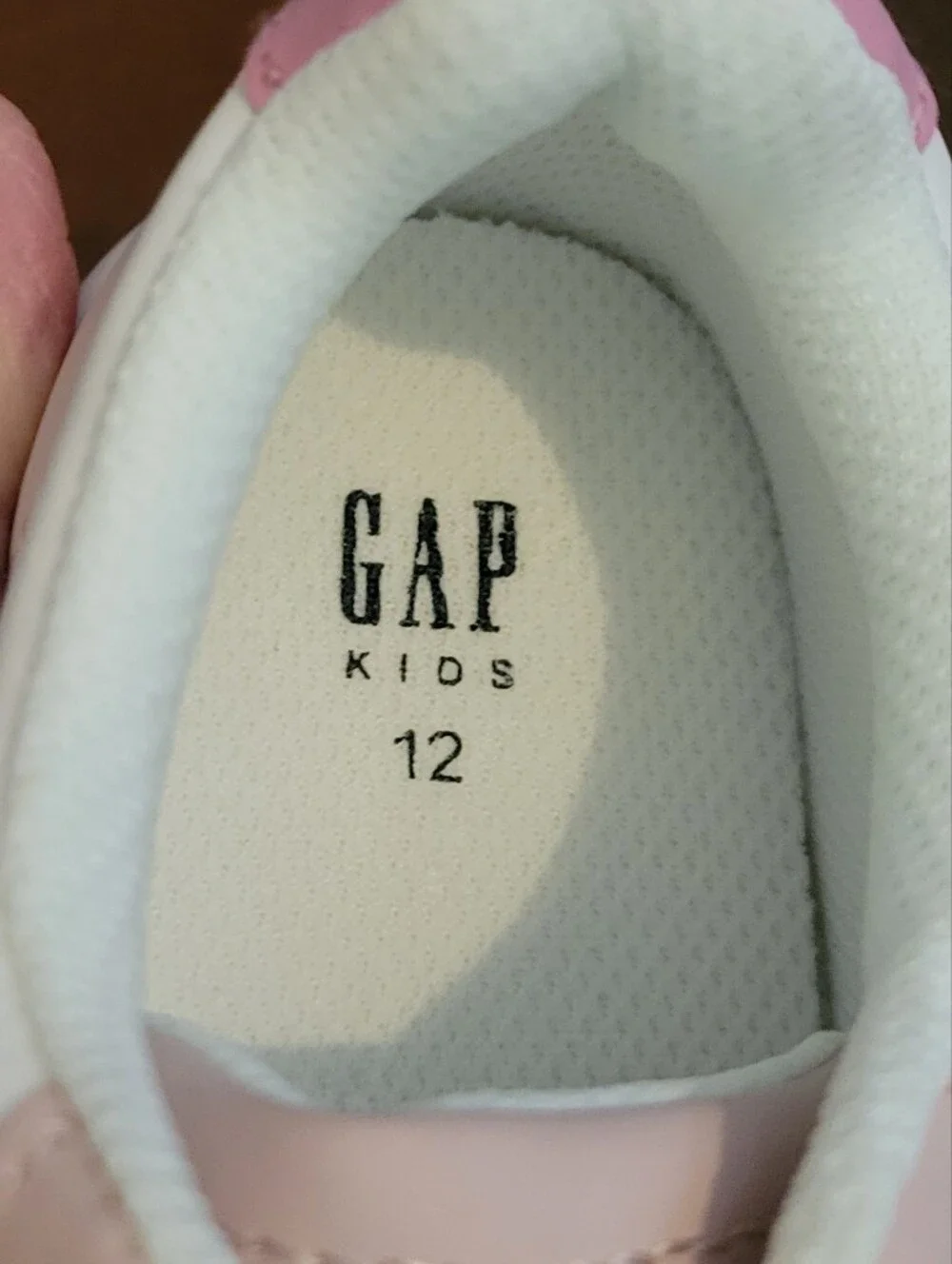 GAP Kids Trainer Sneaker Shoes Pink Colorblock Memory Foam Lace Up Barbiecore